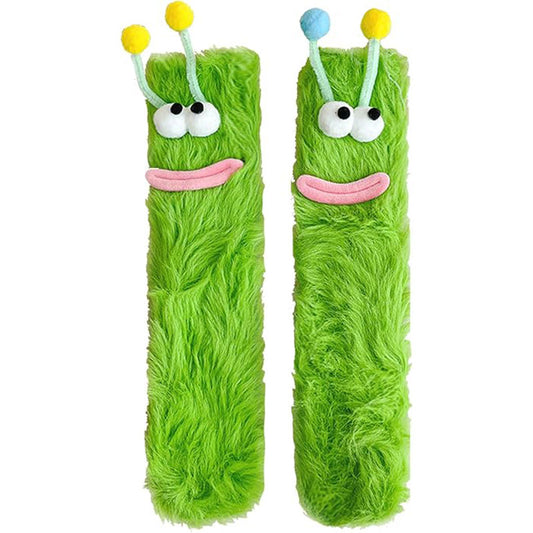 Ankle Socks, Winter Fuzzy Socks for Women Girls Cosy Soft Warm Casual Home Sleep Sock Cartoon Dolls Sock