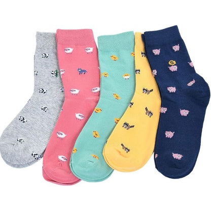 Womens Crew Socks for Women Size 7-9 Women's Cute Fun Sock