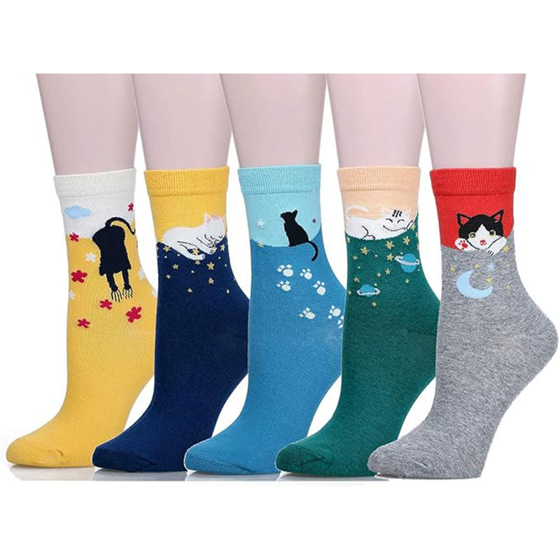 Cute Socks Women Cat: Animal Novelty Socks for Women Girls