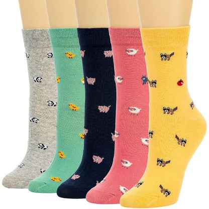 Womens Crew Socks for Women Size 7-9 Women's Cute Fun Sock