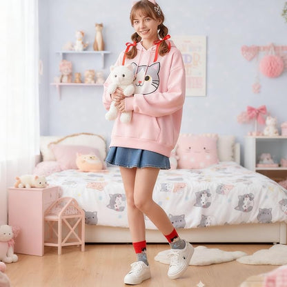 Cute Socks Women Cat: Animal Novelty Socks for Women Girls