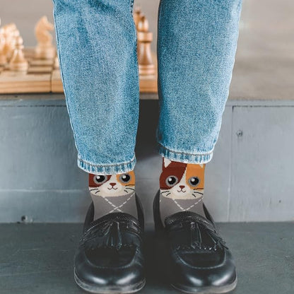 Women’s Cute Cat Animal Socks Gifts for Women Wife Mom